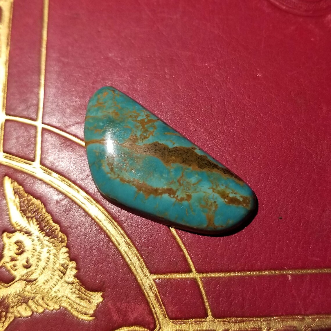 Tyrone Turquoise. Turquoise Cabochon. New Mexico Turquoise. 32 Etsy