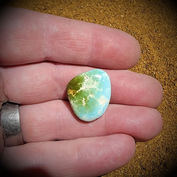 Rare Blue Gem Turquoise. Large Turquoise Cabochon. Nevada Etsy