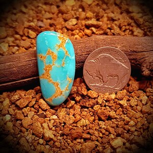 Turquoise Mountain Turquoise. Old Stock Turquoise Cabochon. 18.9 Carats. Arizona Turquoise. Real Turquoise.