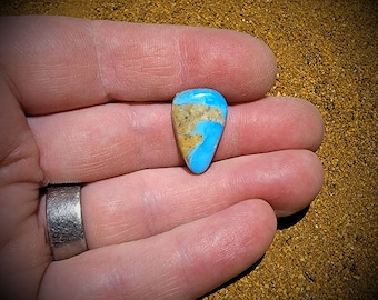 Turquoise Mountain Turquoise. Old Stock Turquoise Cabochon. 8.5 Carats. Arizona Turquoise. Real Turquoise.