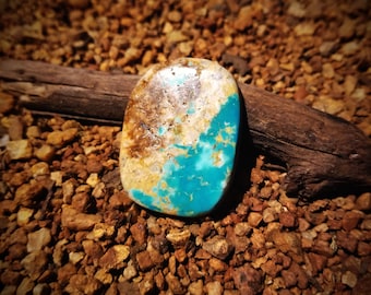 Royston turquoise. Turquoise Cabochon. Nevada Tuqruoise. 55 Carats. Old Stock. American Turquoise.