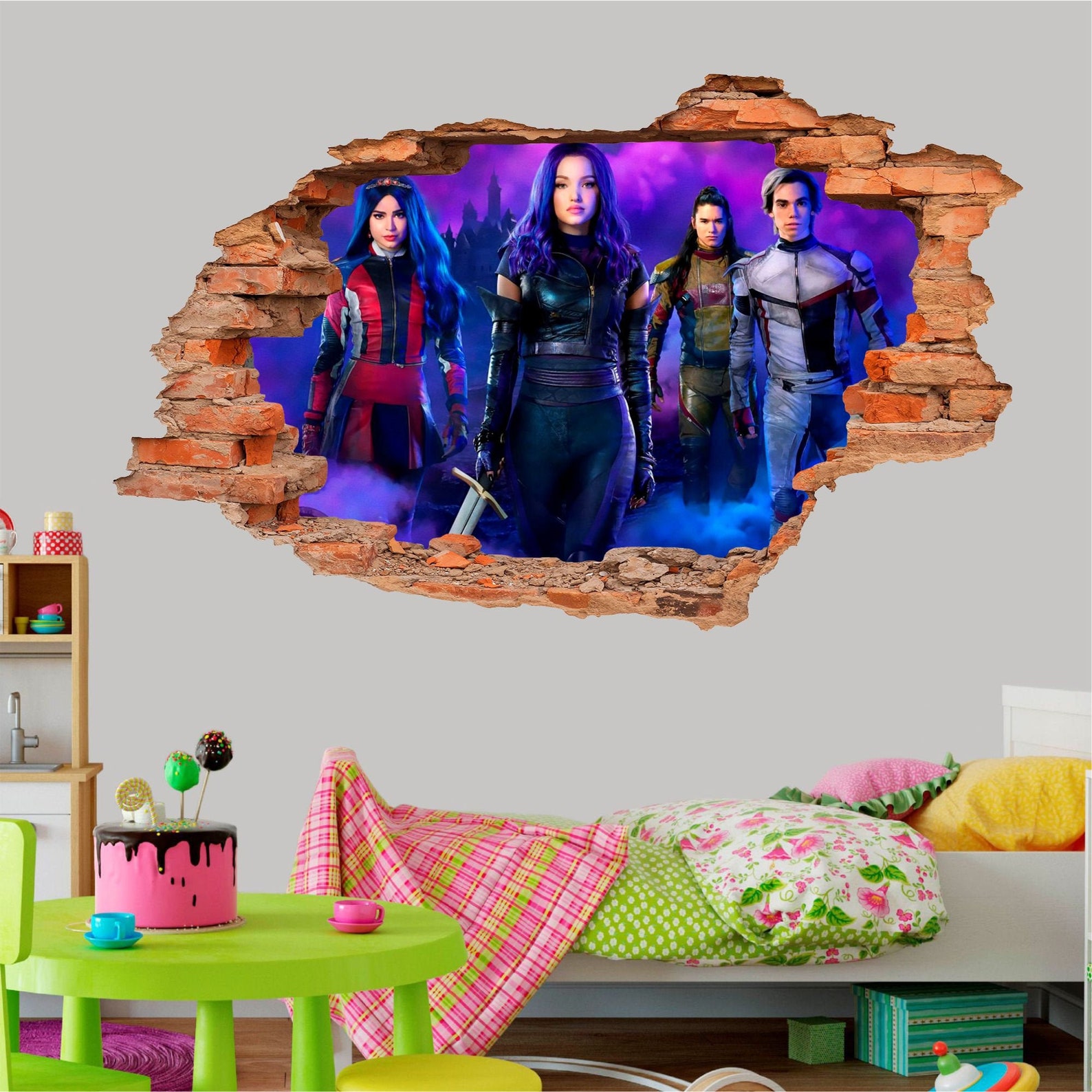 Descendants Wall Sticker Wall Decal Wall Decor Wall Art Wall Etsy