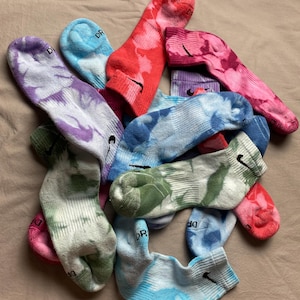 ANKLE MIX & MATCH - Custom Nike Hand-Dyed Socks | Custom Ankle Socks for Sneakers | Made to Order
