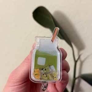 Matcha Shaker Badge Reel