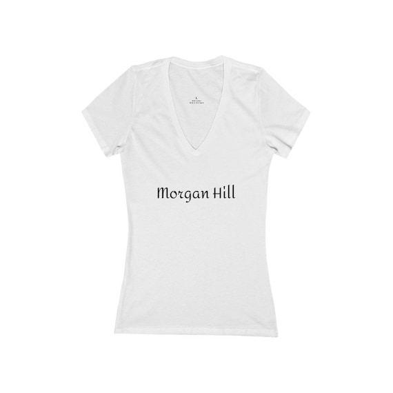 Women's Jersey Short Sleeve Deep V-Neck Tee - 192- for SouthCounty, Morgan Hill, Gilroy, San Jose, San Martin, San Jose, Bay Area