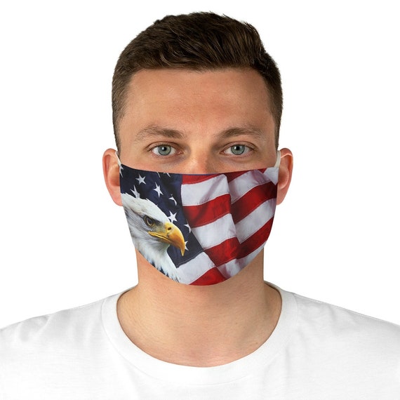 Fabric Face Mask - July 4th, freedom, united, usa, united states, flag, patriotic, celebrate, proud, american