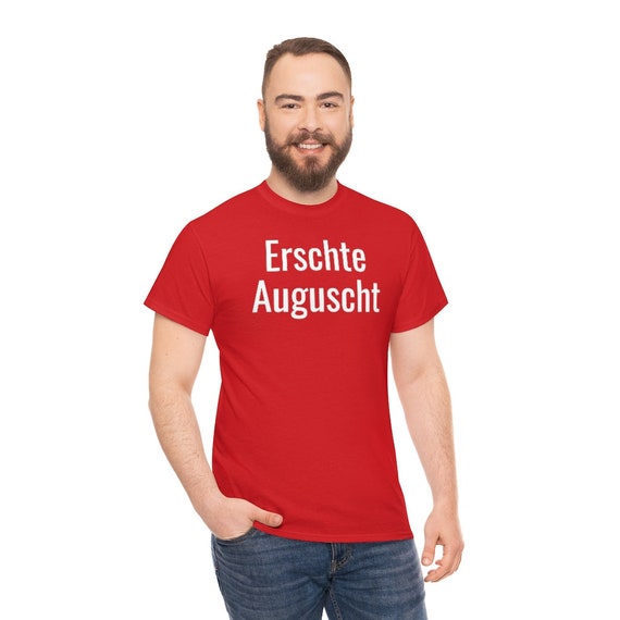 Unisex Heavy Cotton Tee - Swiss, Switzerland, Schweiz, Suisse, Svizzera, Pride, proud, Swiss abroad, 1st August, August, 1st August
