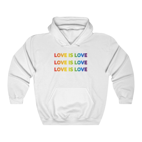 Unisex Heavy Blend Hooded Sweatshirt - lgbtq, gay, bi, lesbian, trans, non binary, pride, proud, June, celebrate, diversity, equality