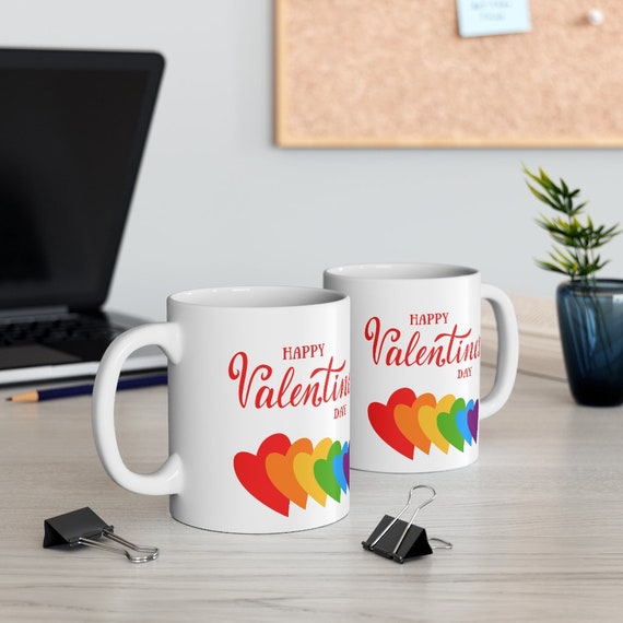 Mug 11oz - valentine, love, friend, office, work, celebrate, family, friend, celebrate, happy, gift, fun, pride, erg, lgbtq, proud, pride