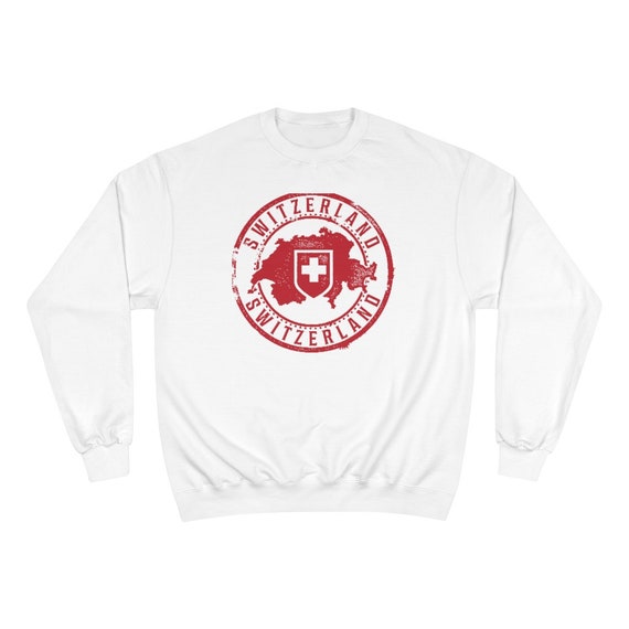 Champion Sweatshirt - SWISS WEAR- for Switzerland lover, Swiss-Americans, Swiss-Abroad, Swiss