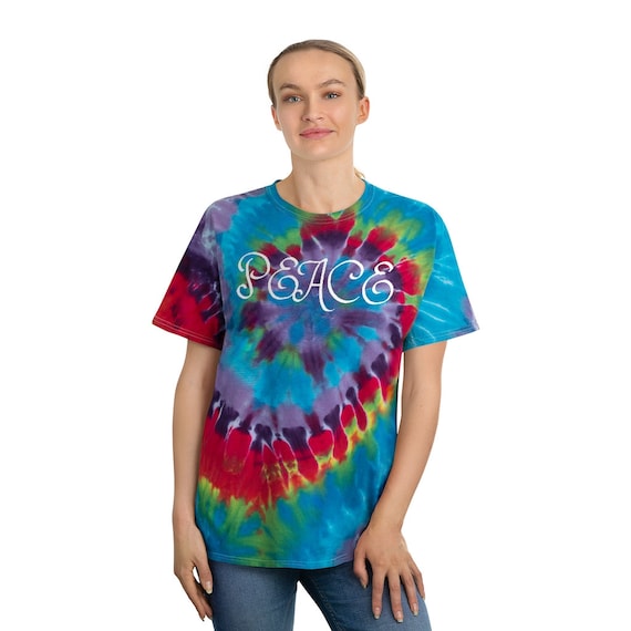 Tie-Dye Tee, Spiral - love is love, lgbtq, party, beach, diversity, equality, inclusiveness, rainbow, outdoor, summer, peace