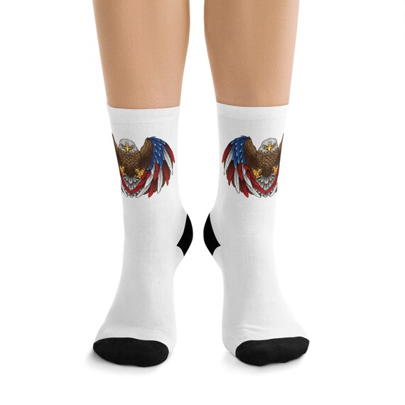 DTG Socks - July 4th, freedom, united, usa, united states, flag, patriotic, celebrate, proud, american