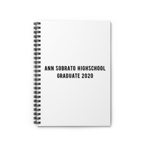 Spiral Notebook - Ruled Line - 1- for graduation, graduates, can get localized, college, high-school, university