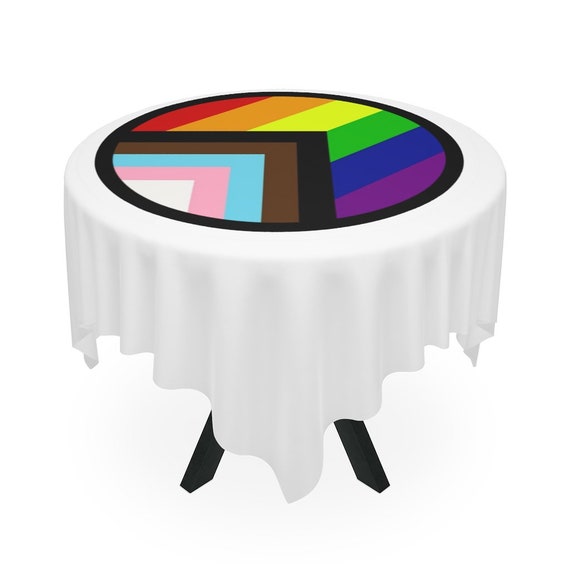 Table Cloth - lgbtq, pride, proud, celebrate, June, gay, bi, trans, progress, flag, family, friends, gift