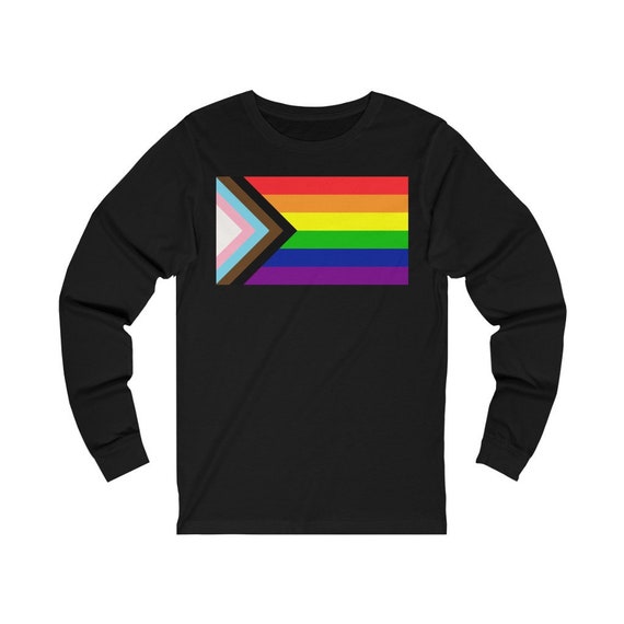 Unisex Jersey Long Sleeve Tee - Pride, proud, lgbt, lgbtq, gay, bi, trans, love is love, pride month, june, non binary, birthday, college