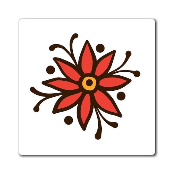 Magnet - Mehndi- summer fun, gift idea, vacation, holidays, travel, beach