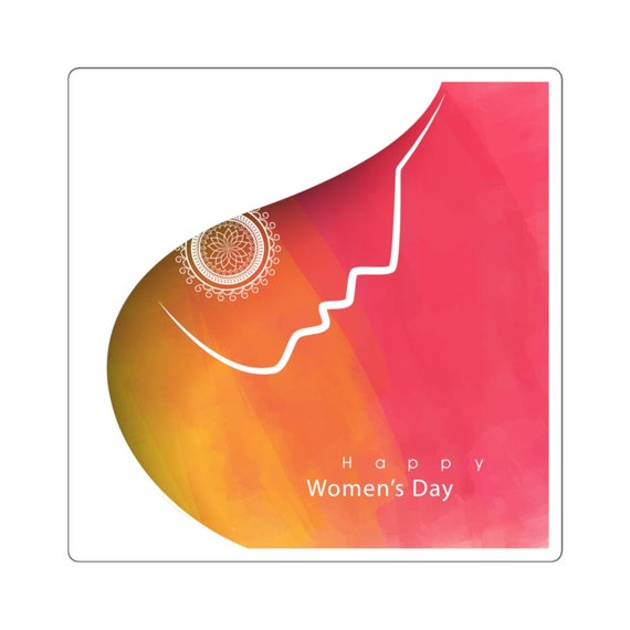 Square Stickers - woman, women, celebrate, march 8th, women's day, community, pride, march, fight, equality