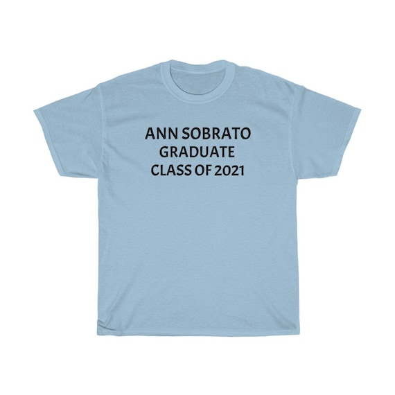 Unisex Heavy Cotton Tee - graduation, graduate, 2021, high-school, morgan hill, gift idea, t-shirt, sobrato