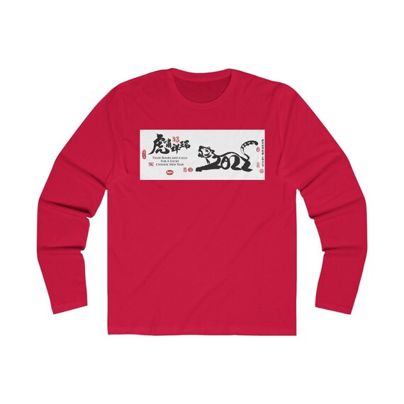 Men's Long Sleeve Crew Tee - Chinese New Year 2022, lunar year, year of the tiger, tiger, celebrate, vietnam, china, taiwan, korea, asia