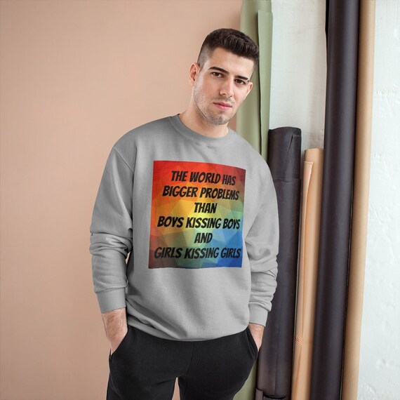 Champion Sweatshirt - show your pride (proud, blm, pride, celebrate, equality, diversity, lgbtq)