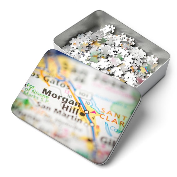 252 Piece Puzzle - Morgan Hill on the map