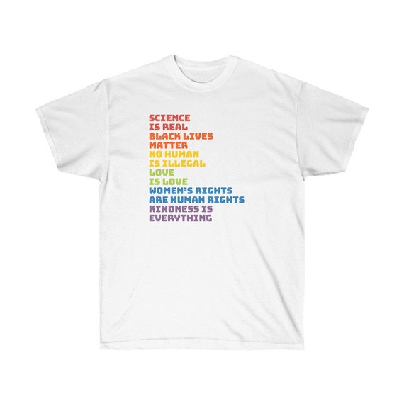 Unisex Ultra Cotton Tee - show your LGBTQ pride (proud, june, gay, bi, trans, non binary, march, celebrate, juneteenth, blm)