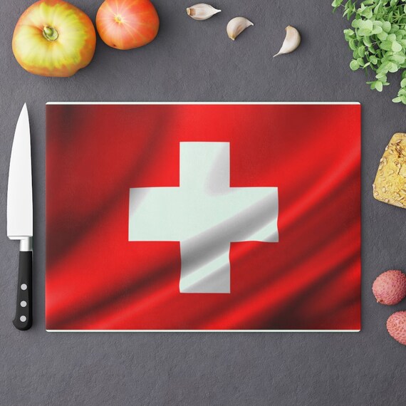Cutting Board - Switzerland, Suisse, Schweiz, Svizzera, Swiss abroad, gift idea, travel, business, souvenir, kitchen, cooking