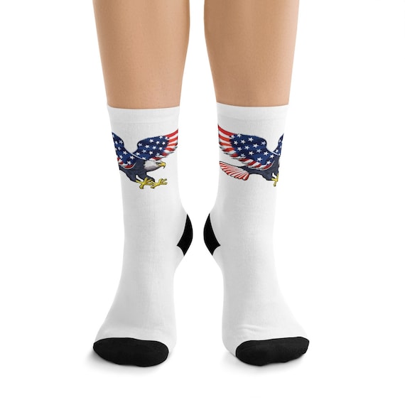 DTG Socks - July 4th, freedom, united, usa, united states, flag, patriotic, celebrate, proud, american