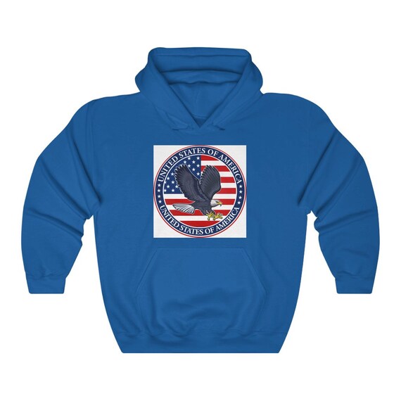 Unisex Heavy Blend Hooded Sweatshirt - July 4th, freedom, united, usa, united states, flag, patriotic, celebrate, proud, american