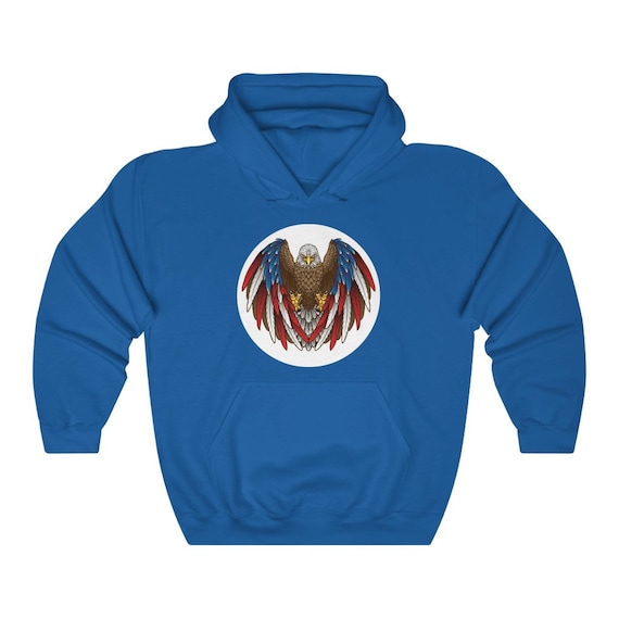 Unisex Heavy Blend Hooded Sweatshirt - July 4th, freedom, united, usa, united states, flag, patriotic, celebrate, proud, american