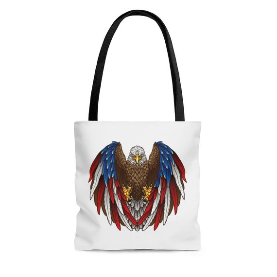 AOP Tote Bag - July 4th, freedom, united, usa, united states, flag, patriotic, celebrate, proud, american