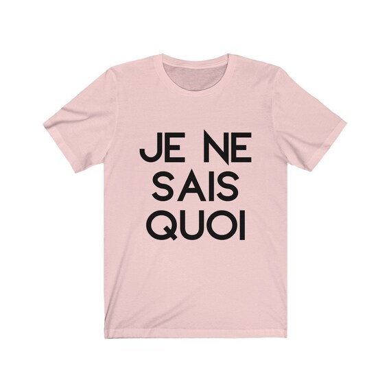 Unisex Jersey Short Sleeve Tee - summer, beach, party, city, dating, je ne sais quoi, french, canadian, travel, holidays
