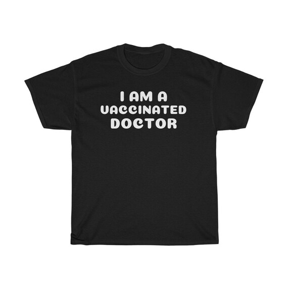 Unisex Heavy Cotton Tee - vaccinated, vaccine, covid-19, free, gift, fun, hug, friends, family, kids, high school, 2021, doctor