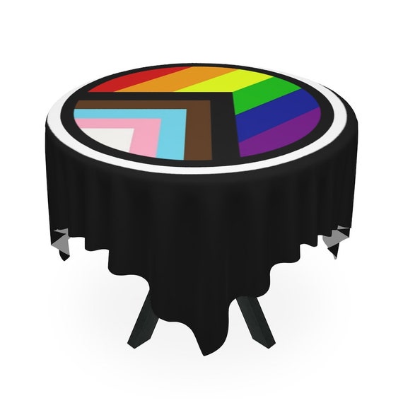 Table Cloth - lgbtq, pride, proud, celebrate, June, gay, bi, trans, progress, flag, family, friends, gift