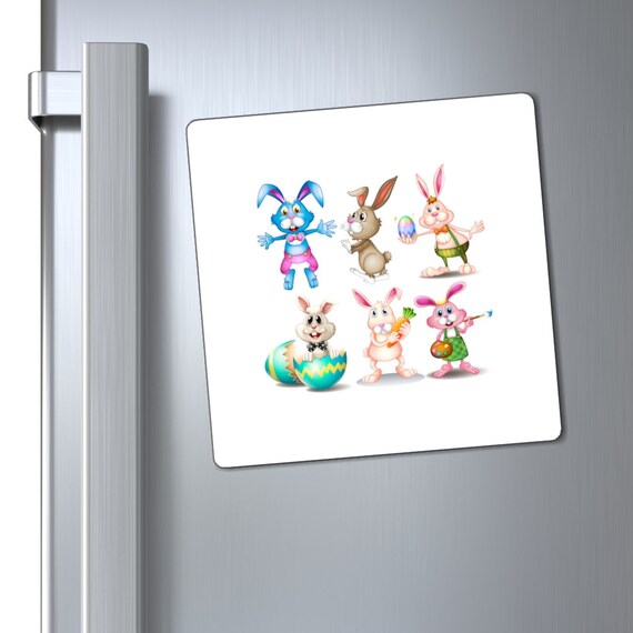 Magnets - easter, happy easter, bunny, rabbit, eggs, celebrate, family, fun, church, kids, children
