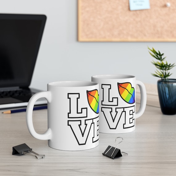 Mug 11oz - Pride, proud, lgbt, lgbtq, gay, bi, trans, love is love, pride month, june, non binary, birthday, college
