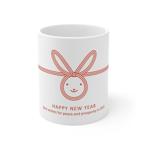 Mug 11oz - chinese new year, rabbit, year of the rabbit, 2023, vietnam, korea, taiwan, china, new year, gift, family, friend, v11, lunar