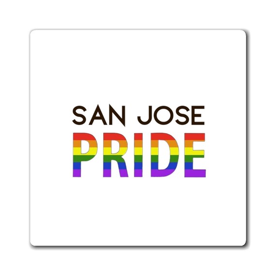 Magnet - show your pride- wear with pride, proud, LGBTQ, couples, same-sex, love is love, gift, diversity, inclusive