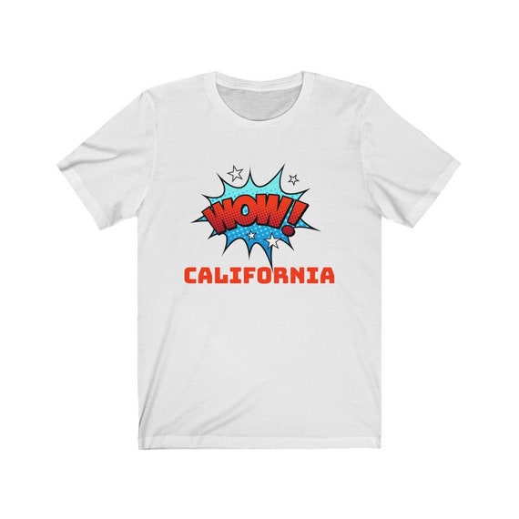 Unisex Jersey Short Sleeve Tee - California- summer fun, gift idea, vacation, holidays, travel, beach