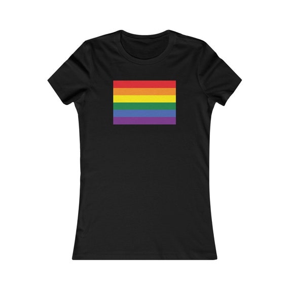 Women's Favorite Tee - show your pride- wear with pride, proud, LGBTQ, couples, same-sex, love is love, gift, diversity, inclusive