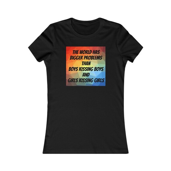 Women's Favorite Tee - show your LGBTQ pride (proud, june, gay, bi, trans, non binary, march, celebrate)