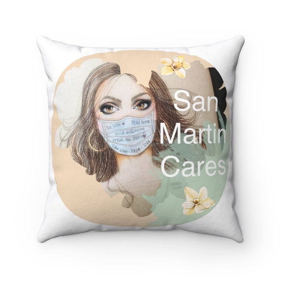 Spun Polyester Square Pillow - P26- for SouthCounty, Morgan Hill, Gilroy, San Jose, San Martin, San Jose, Bay Area