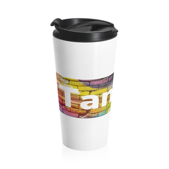Stainless Steel Travel Mug - 423- summer fun, gift idea, vacation, holidays, travel, beach