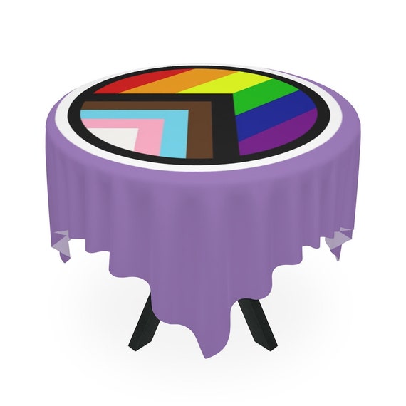Table Cloth - lgbtq, pride, proud, celebrate, June, gay, bi, trans, progress, flag, family, friends, gift