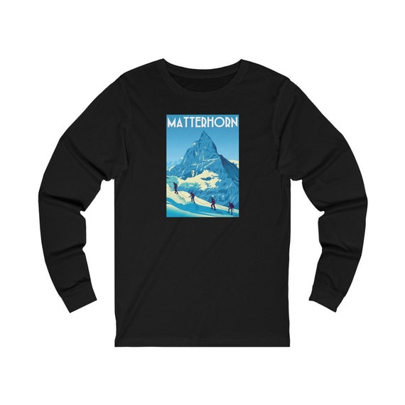 Unisex Jersey Long Sleeve Tee -Switzerland, Swiss Abroad, Schweiz, Suisse, fan, travel, souvenir, cow, farmer, outdoors, gift