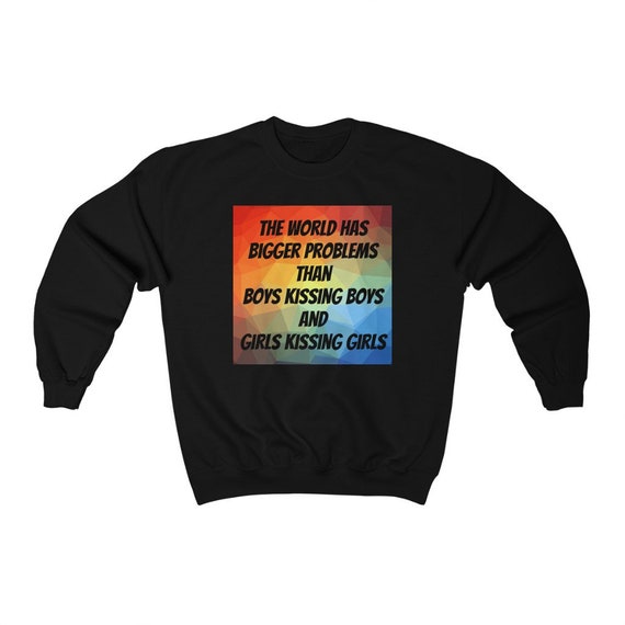 Unisex Heavy Blend Crewneck Sweatshirt - lgbtq, gay, bi, lesbian, trans, non binary, pride, proud, celebrate, diversity, equality
