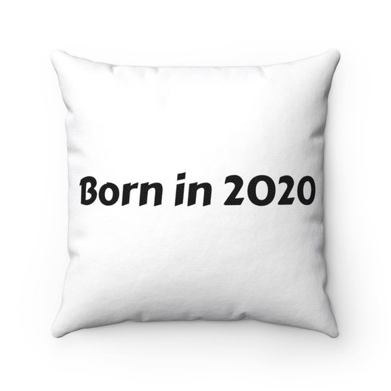 Spun Polyester Square Pillow - P19- baby, shower, birth, family, gift, sibling, mother, father, dad, mom, parents, new baby- child, children