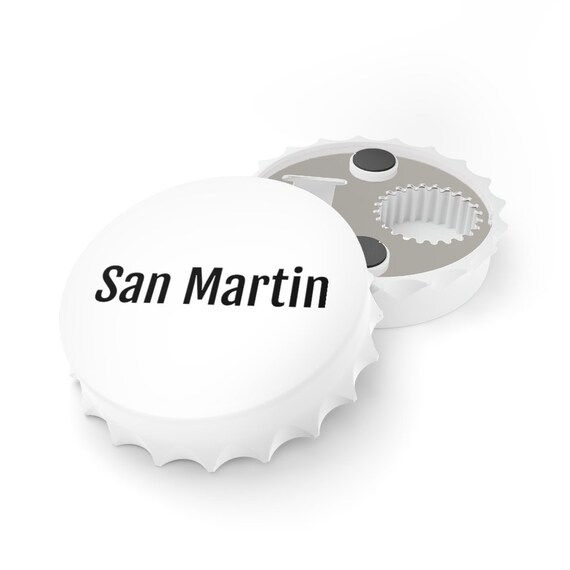 Bottle Opener - San Martin, 95046, California, birthday, gift, holidays, celebrate, friendship, souvenir