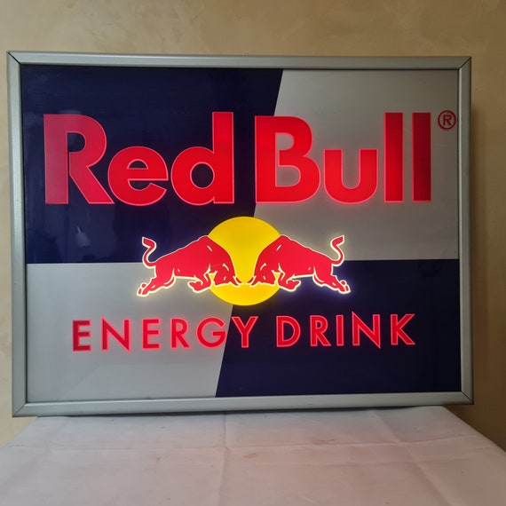 Red bull light up sign deals