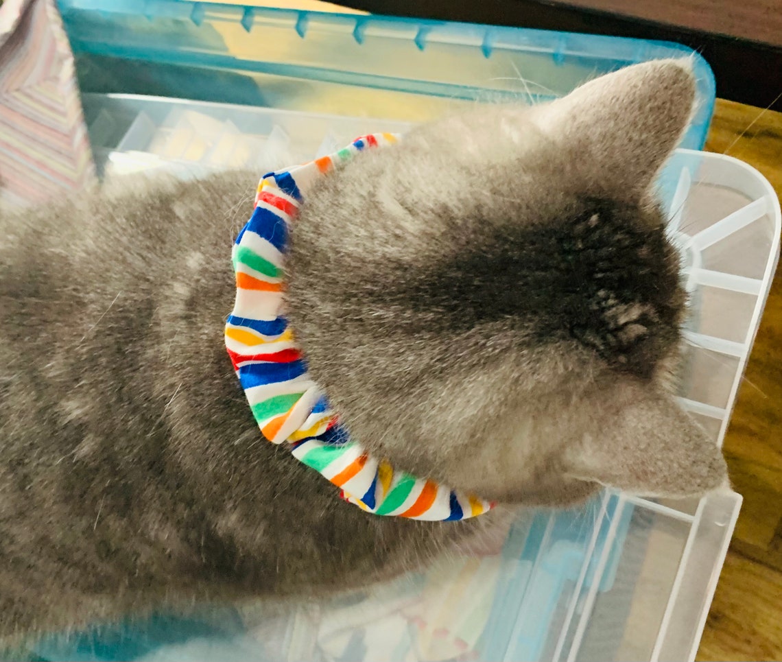 Cat Collar Cover Cat Collar Collar Cover For Cats Bird Etsy